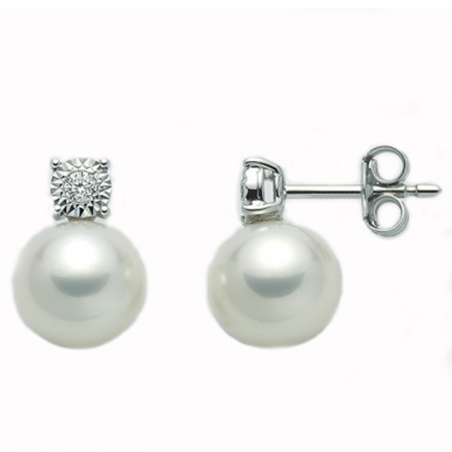 Miluna Orecchini Perle e Diamanti PER2356