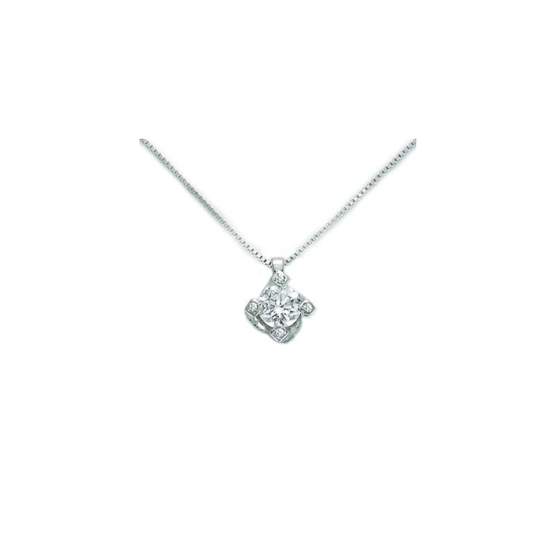 Miluna Collana Punti Luce Con Contorno CLD5066 Miluna Collana Punti Luce Con Contorno CLD5066