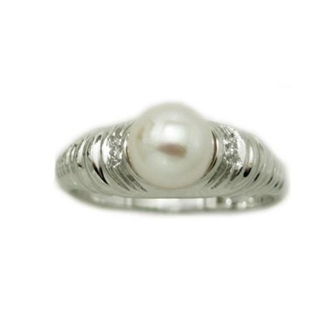 Diamanti e Emozioni Anello Anelli con  perle