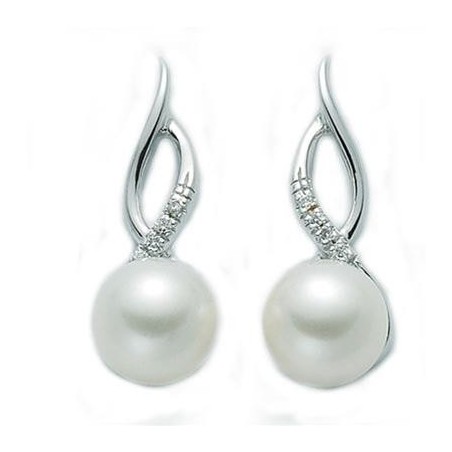 Miluna Orecchini Perle e Diamanti PER1462
