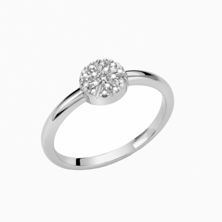 Miluna Anello Argento e Diamanti LID3557M14