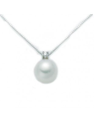 Miluna Collana Perle e Diamanti PCL3931