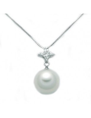 Miluna Collier Perla e Diamanti PCL5461