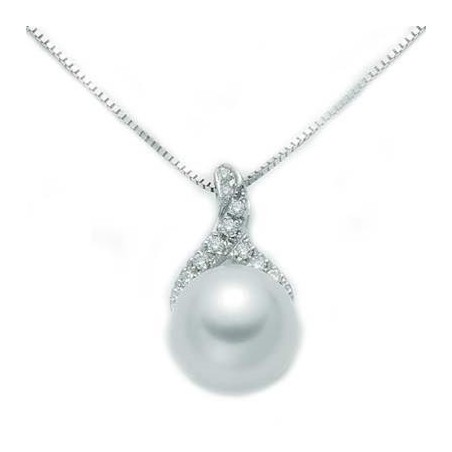 Miluna Collier Perla e Diamanti PCL2851AM