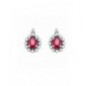 Miluna Orecchini Diamanti e Rubini ERD1350
