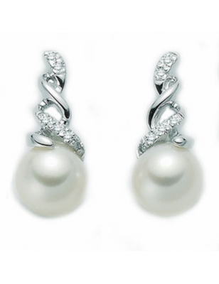 Miluna Orecchini Diamanti e Perle PER1729