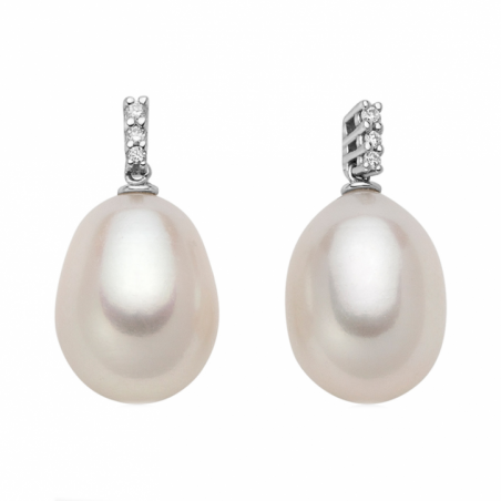 Miluna Orecchini Perle e Diamanti PER2102