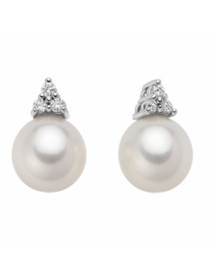 Miluna Orecchini Diamanti e Perle PER2591