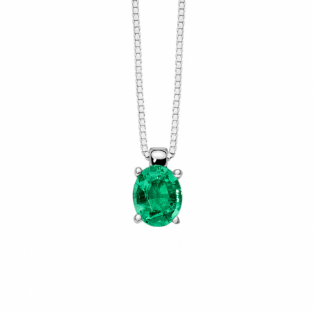 Miluna Collier Diamanti e Smeraldo CLD4273